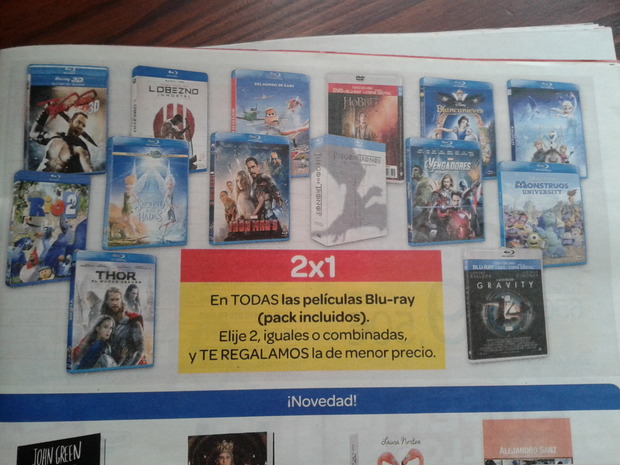 2x1 en Carrefour del 26 de septiembre al 13 de octubre.