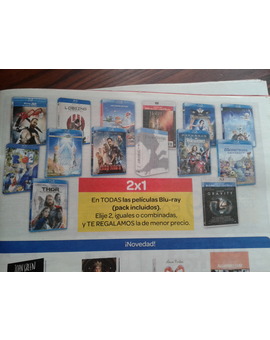 2x1 en Carrefour del 26 de septiembre al 13 de octubre.