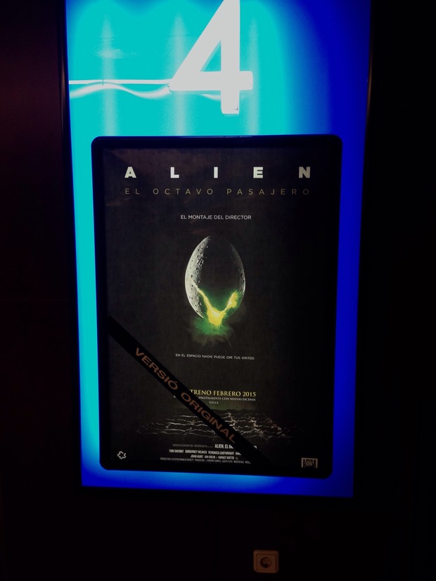 ALIEN 1979 RE-ESTRENO 12/2/2015