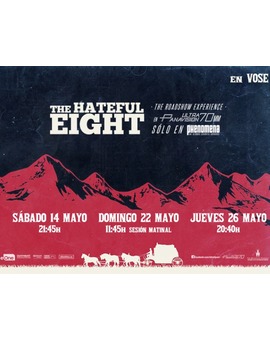 The H8ful Eight en Phenomena, en mayo más, in Glorious 70mm