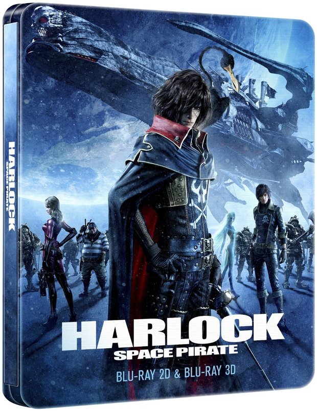 Steelbook "Space Pirate Captain Harlock" en UK para febrero.