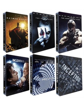 Steelbooks de la filmografía de Christopher Nolan anunciados en Francia.