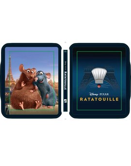 Diseño del steelbook exclusivo de zavvi "Ratatouille"