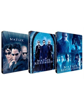 Steelbooks de la trilogía "Matrix" anunciados en Francia.