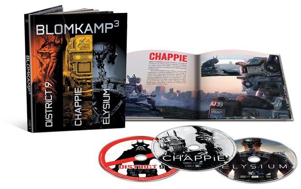 Digibook de la filmografía de Neill Blomkamp anunciada en USA para junio.