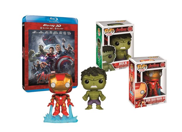Exclusivo de Amazon Francia: "Avengers: Age Of Ultron" (Blu-ray + figuras)