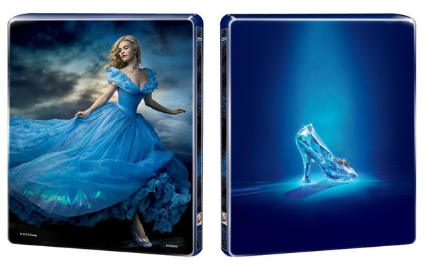 Diseño final para el steelbook de "Cinderella" (Cenicienta) de Kenneth Branagh en Asia.