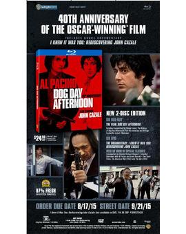 Nueva edición de "Dog Day Afternoon" (Tarde de perros) anunciada en USA y España por su 40º aniversario.