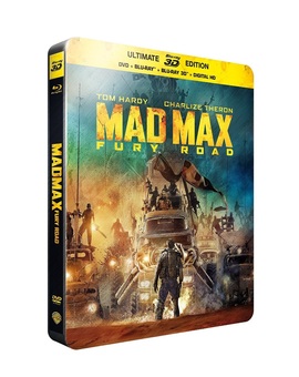 Desvelado el diseño del steelbook de "Mad Max: Fury Road" en Francia.