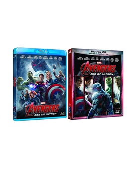 Carátulas 2D & 3D de "Avengers: Age Of Ultron" en Italia.