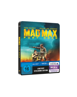 Steelbook 2D de "Mad Max: Fury Road" anunciado en Alemania.