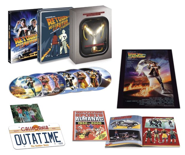 Edición coleccionista 'Premium' de "Back to the Future Trilogy" anunciado en Francia.