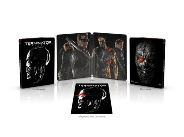 Steelbook lenticular de "Terminator Genisys" anunciado en exclusiva en Alemania.