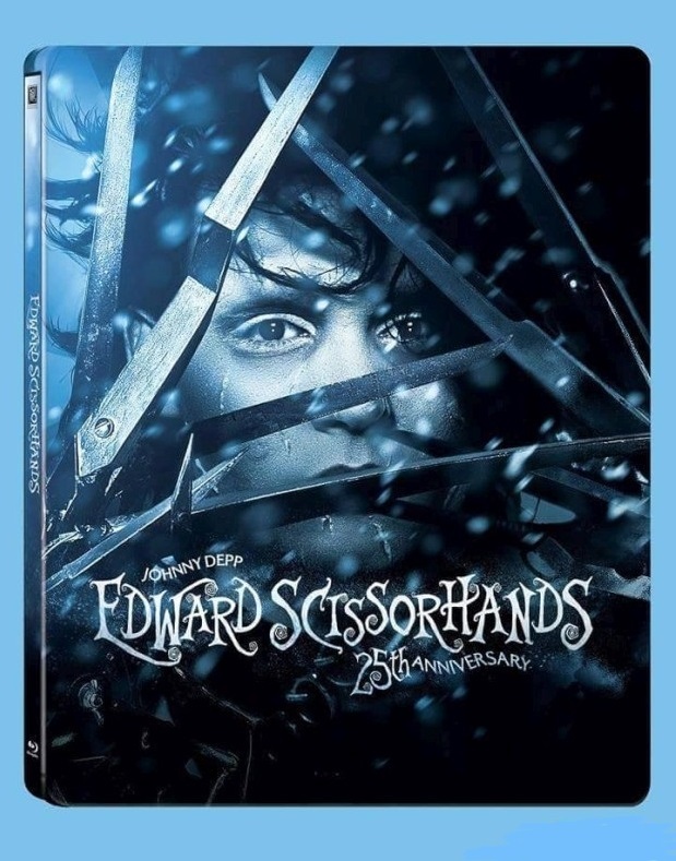 Nuevo steelbook de "Edward Scissorhands" anunciado por su 25º aniversario.