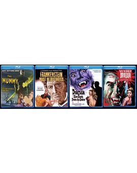 Clásicos de la Hammer anunciados en blu-ray en España.
