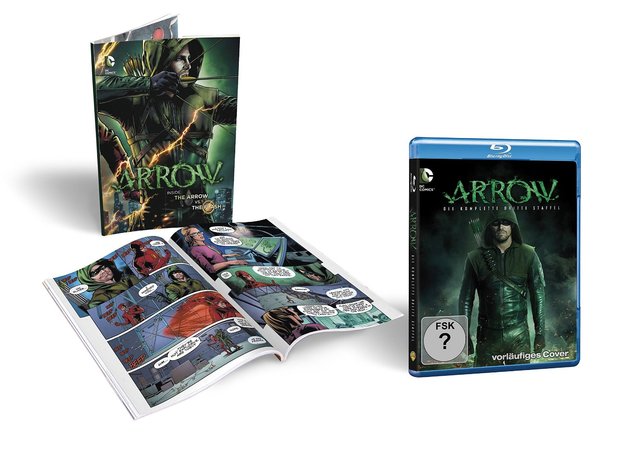 Cómic de regalo para la 3ª temporada de "Arrow" en Alemania.