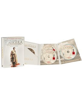 Digipack de "Caligula" anunciado en Alemania por su 35º aniversario.