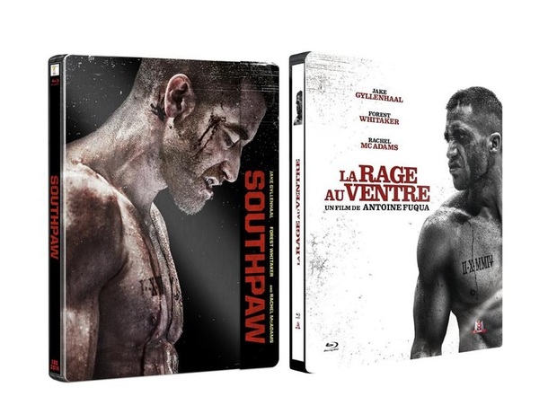 Steelbooks de "Southpaw" anunciados en UK, Francia y Alemania.