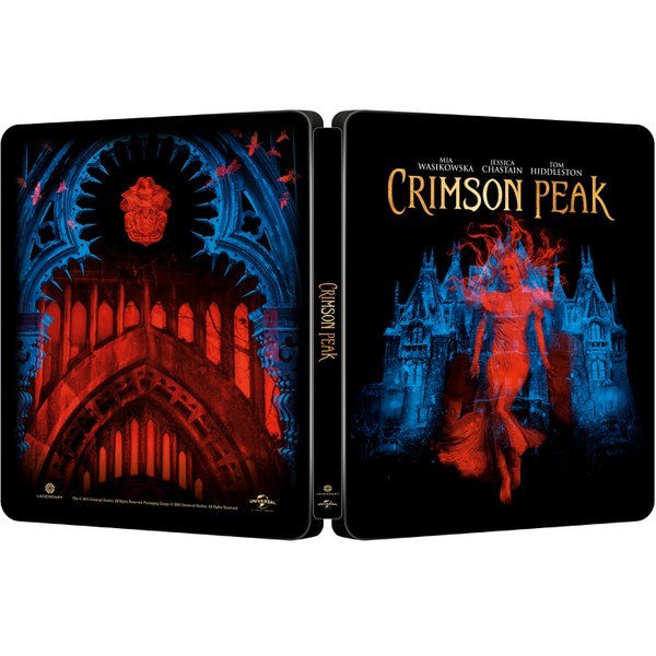 Steelbook exclusivo de "La cumbre escarlata" anunciado en España.