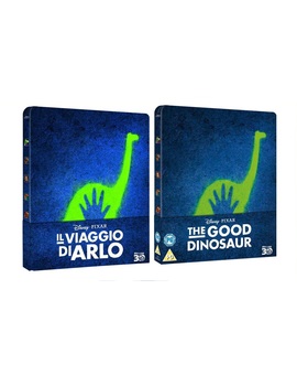 Diseño final del steelbook de "The Good Dinosaur" en Italia y Reino Unido.