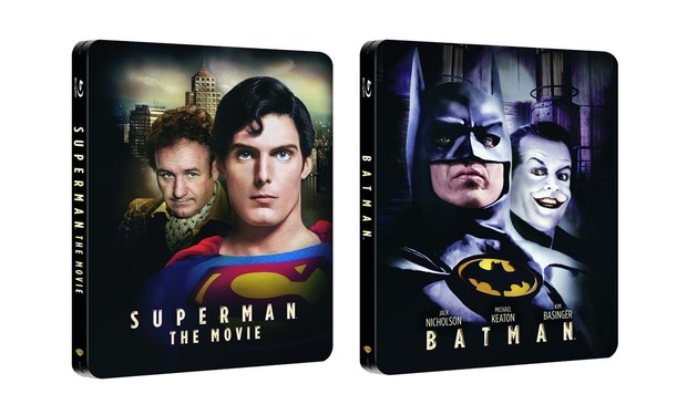 Nuevos steelbooks de "Superman" & "Batman" en Francia.