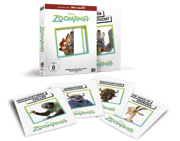 Edición 3D con postales de "Zootopia" anunciada en Alemania.