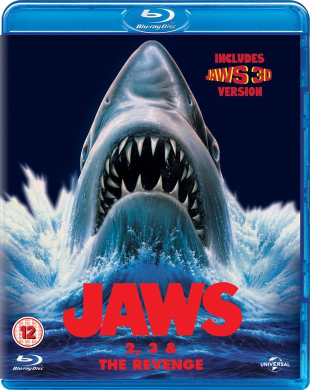 Caja recopilatoria para la secuelas de "Jaws" en UK.