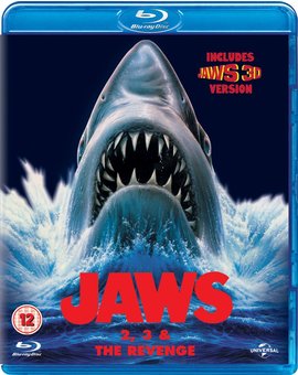 Caja recopilatoria para la secuelas de "Jaws" en UK.