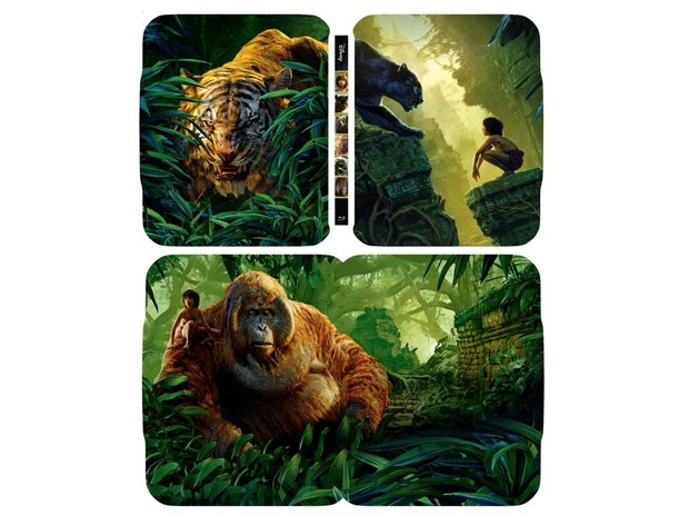 Diseño del steelbook de "The Jungle Book"