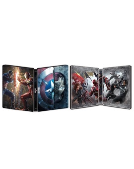 Steelbook "Captain America: Civil War" exclusivo en Norteamérica.