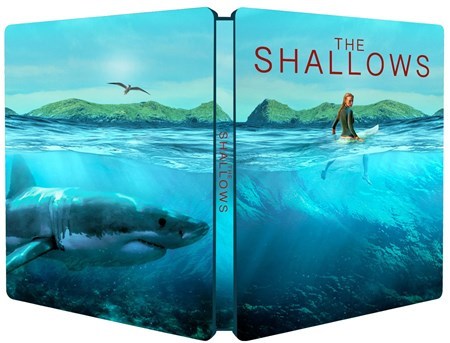 Diseño steelbook "The Shallows" en UK.