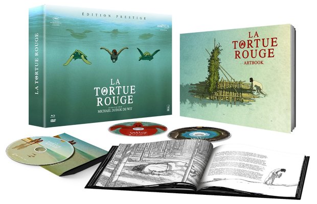 Edición especial de "La tortue rouge" en Francia.