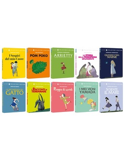 Nuevos steelbooks del Studio Ghibli anunciados en Italia.