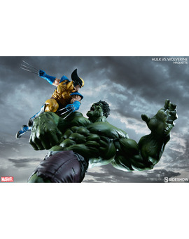 Maqueta exclusiva Hulk Vs. Wolverine de Sideshow para 2017.