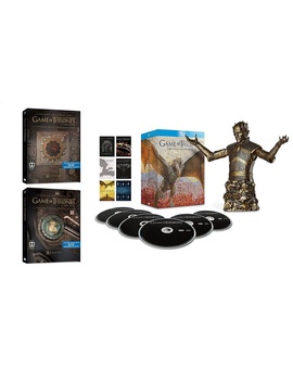 Las ediciones especiales de "Juego de Tronos" que saldrán en España en noviembre.