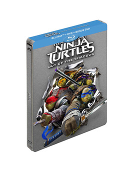 Steelbook de "Tortugas Ninja: Fuera de las sombras" anunciado en exclusiva en España.