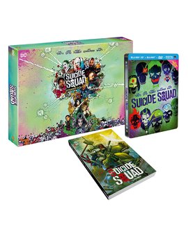 Edición coleccionista de "Suicide Squad" en Francia.