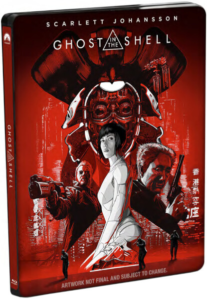 Zavvi anuncia steelbooks de "Ghost In The Shell" en 4K & 3D.