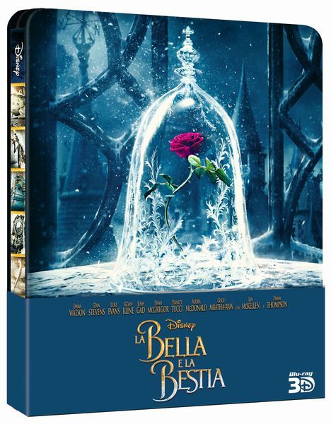 Diseño en común del steelbook "Beauty & the Beast" para el resto de países.