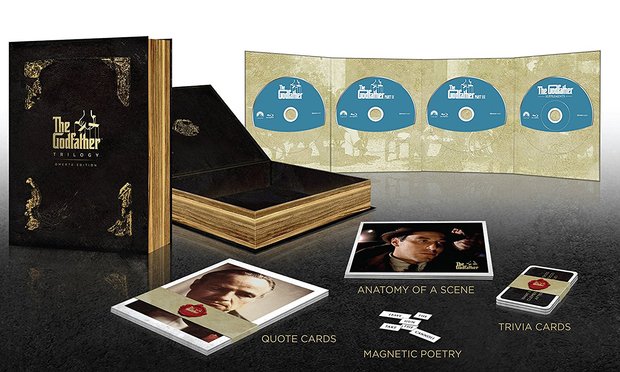 Nueva edición para la trilogía de "The Godfather" en Italia por su 45º aniversario.