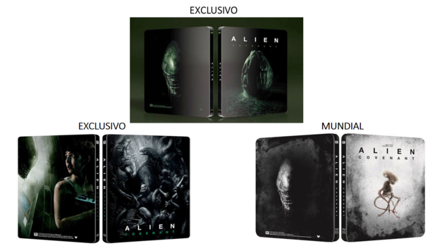 Steelbooks Alien Covenant 