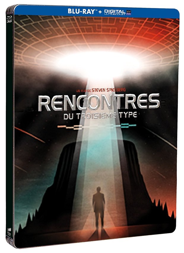 Diseño steelbook "Close encounters of the third Kind" en Francia.