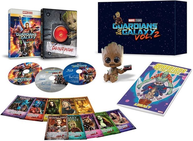 Edición coleccionista de Guardians of the Galaxy vol. 2 en Japón.