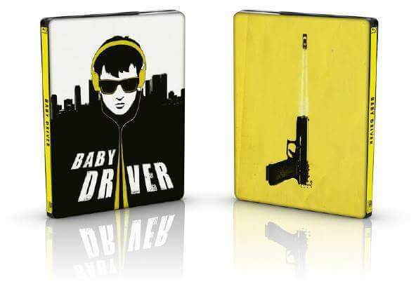 Estilo Pop Art en el steelbook de Baby Driver.