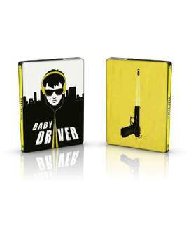 Estilo Pop Art en el steelbook de Baby Driver.