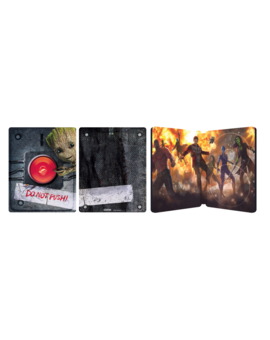 Diseño completo del steelbook Guardianes de la galaxia Vol. 2