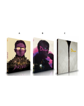 Mediabooks de Drive con tres covers distintas en exclusiva en Alemania.