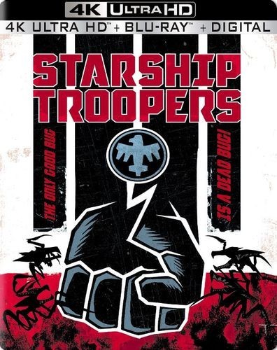 Otro pop art steelbook UHD 4K de Starhip Troopers anunciado en exclusiva en USA.