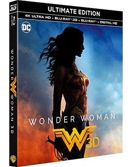 Carátula francesa de Wonder Woman que incluirá las 3 ediciones de la película.
