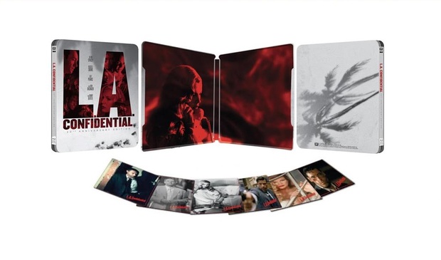 Diseño final y postales para la nueva edición conmemorativa de L.A. Confidential.